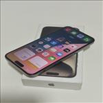 Iphone 15 pro max 256gb natural titanium